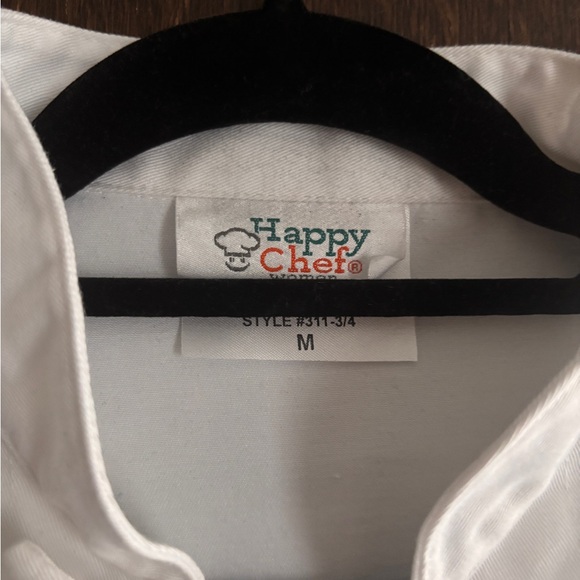 White Chef Jacket medium - Picture 3 of 5